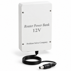 White Router Power Bank Product Shot