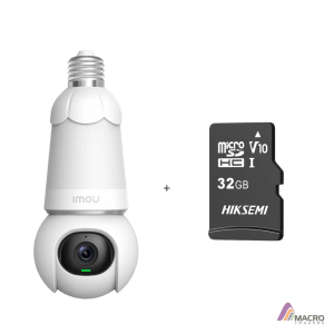 IMOU bulb security camera with Hiksemi 32GB memory card